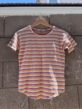 Madewell Classic Multicolor Striped Tee extra small